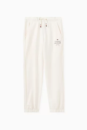 Puff-print Logo Sweatpants in Cotton-blend