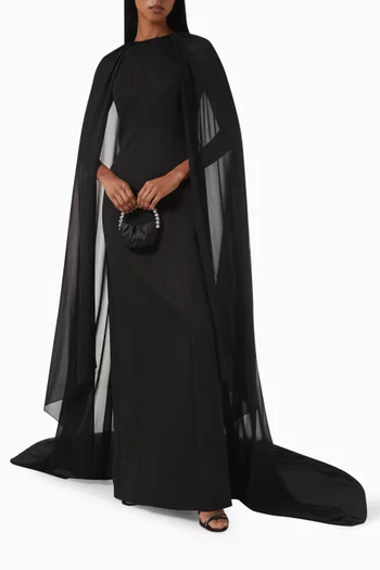 Ina Gown in Satin & Crepe