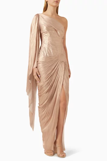 Leah One-shoulder Gown