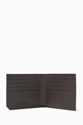 Piccolo Bi-fold Wallet in Intrecciato Leather