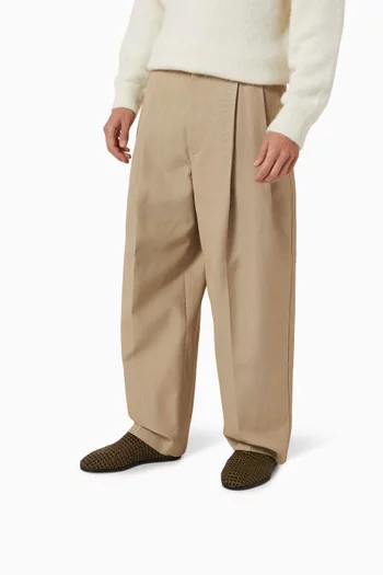 Sunday Slippers in Intrecciato Leather