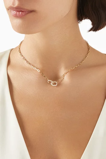Unity Diamond Necklace in 18kt Gold