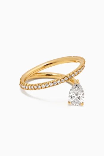 Frida Diamond Ring in 18kt Gold