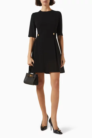 Medusa Mini Dress in Techno Cady