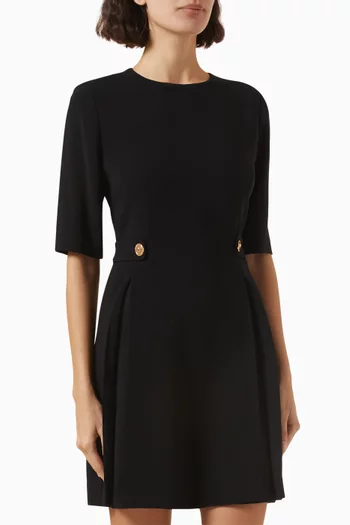 Medusa Mini Dress in Techno Cady