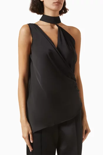 Sara Top in Satin