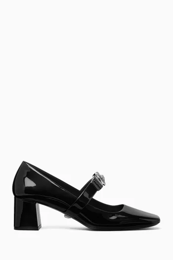 Gianni Ribbon 55 Pumps in Patent Leather