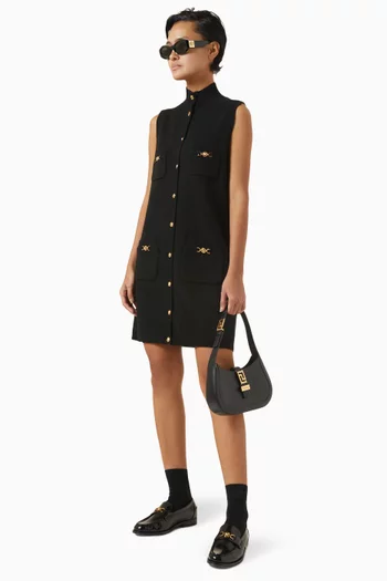 Icons Mini Dress in Wool-cashmere