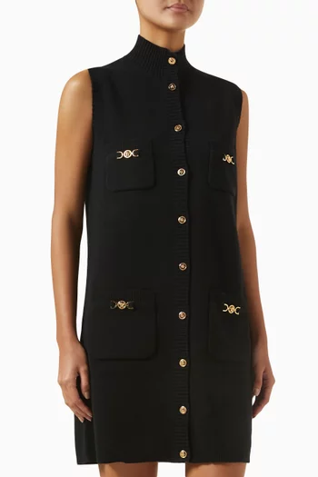 Icons Mini Dress in Wool-cashmere