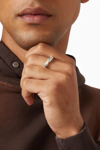 Hands of Thought Ring in Sterling Silver