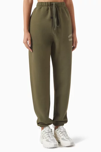 بنطال رياضي بشعار الماركة صوف من ألياف داخلية