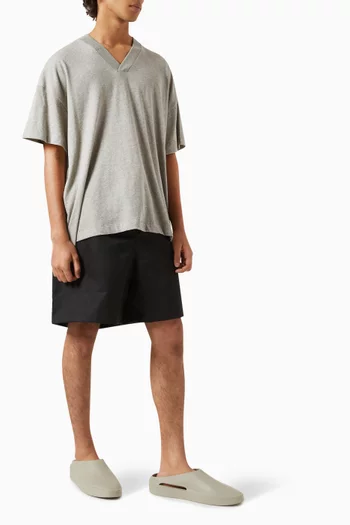 V-neck T-shirt in Cotton, Pack of 3