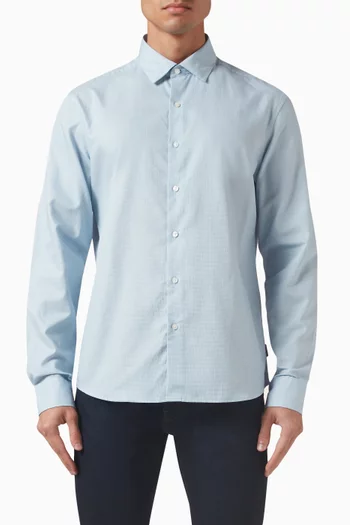 Dobby Shirt in Cotton
