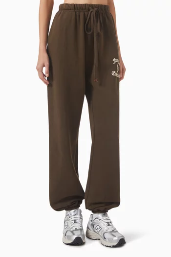 Logo Sweatpants in Cotton-fleece
