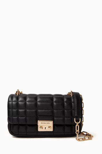 حقيبة كتف تريبكا صغيرة جلد مبطن