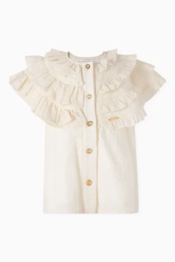 Ruffle Layered Blouse