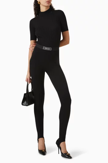 90s Stirrups Leggings in Viscose Blend