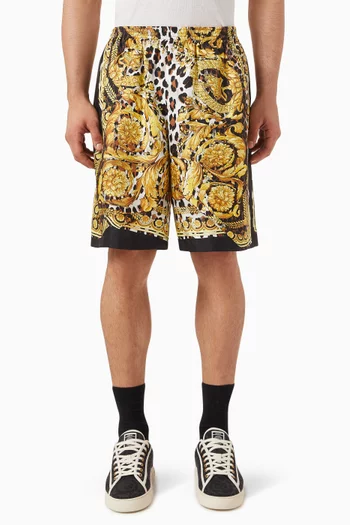 Wild Barocco Shorts in Silk