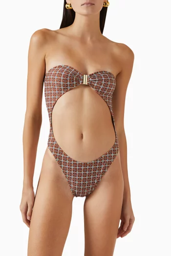Bahia One-piece Swimsuit in Stretch ECONYL®