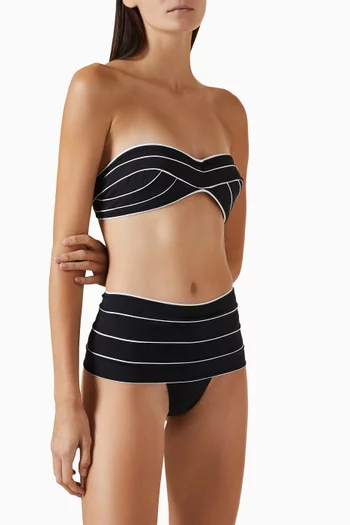 Deco Bikini Top in Stretch ECONYL®