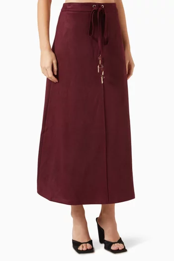 A-line Midi Skirt