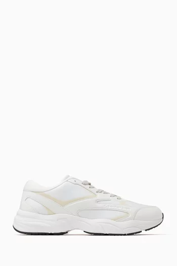 Retro Tennis Low-top Sneakers in Faux Leather