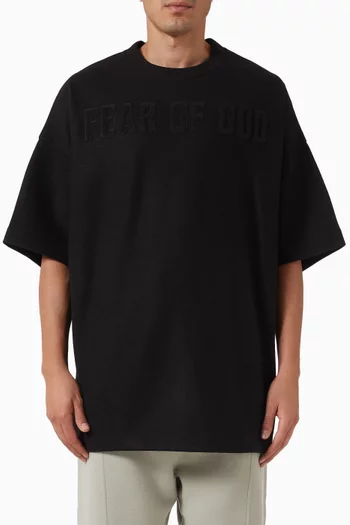 Logo T-shirt in Merino Wool
