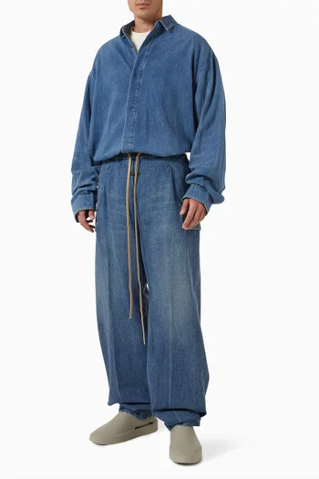 Vented Shirt in Denim