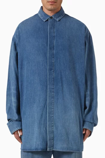 Vented Shirt in Denim