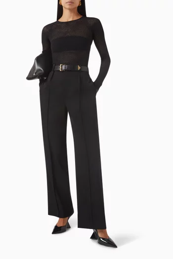 x RHW Web Bodysuit in Merino Wool Blend