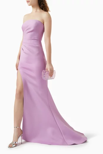 Slit Gown in Scuba