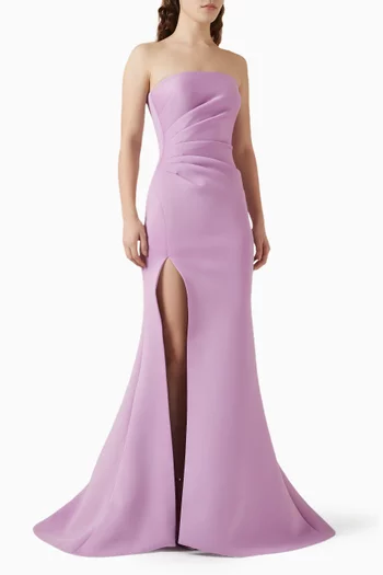 Slit Gown in Scuba