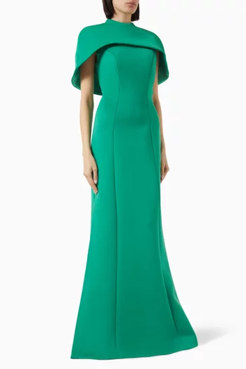 Cape Gown in Scuba