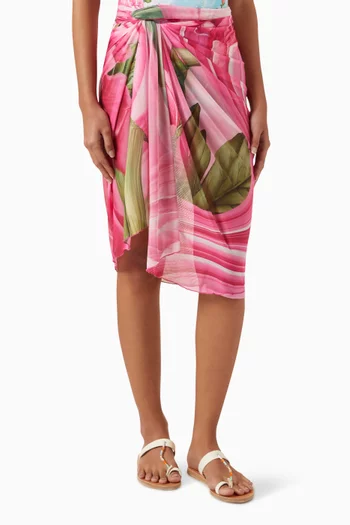 Marine Sheer Printed Pareo