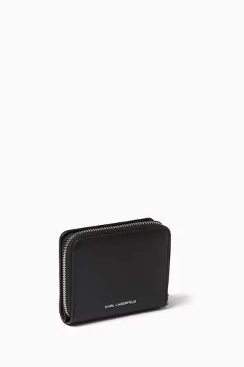 K/Circle Wallet in Leather