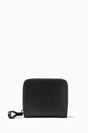 K/Circle Wallet in Leather