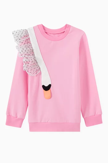 Dreamy Sweatshirt in Organic Cotton-blend