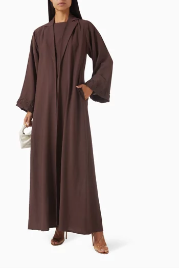 4-piece Abaya Set in Linen