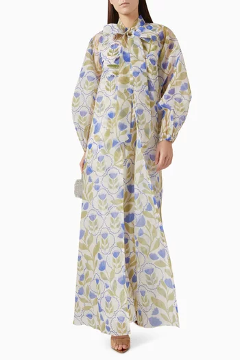 Floral-print Maxi Dress