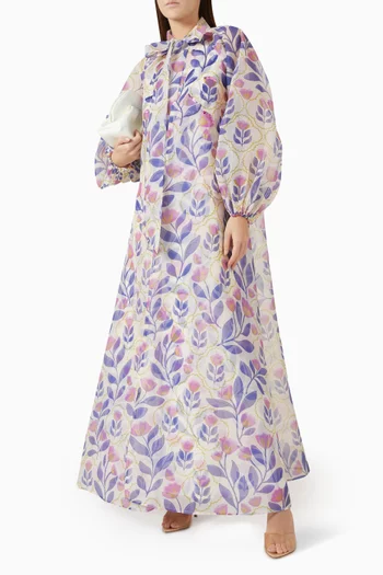 Floral-print Maxi Dress