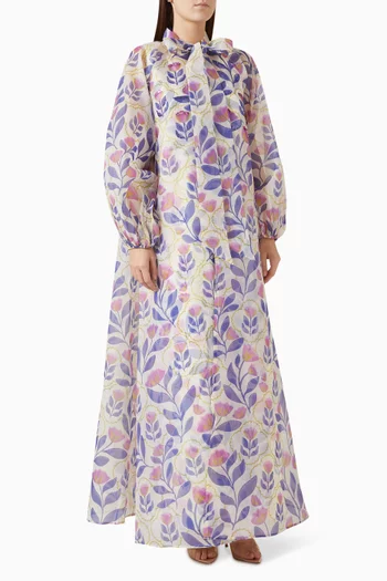 Floral-print Maxi Dress