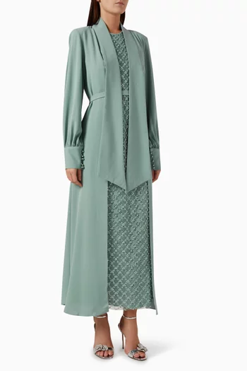 Dorota Lace-panel Maxi Dress