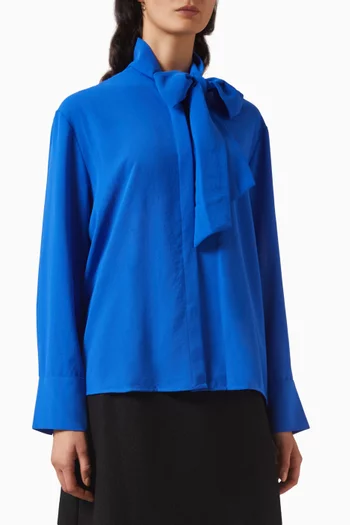 Scarf-detail Top