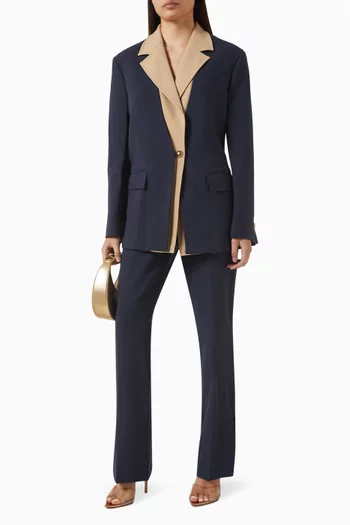 Contrast-panel Jacket