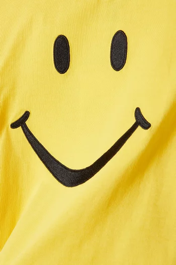 x Smiley® Embroidery T-shirt in Cotton