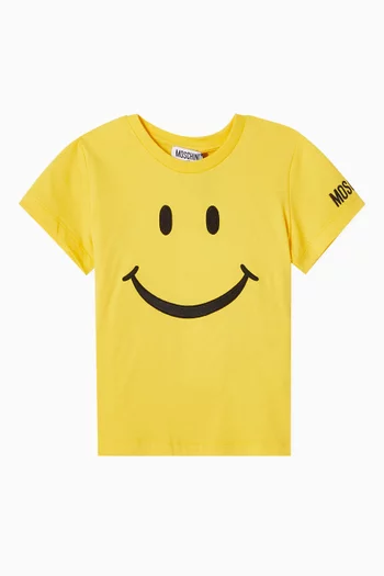 x Smiley® Embroidery T-shirt in Cotton