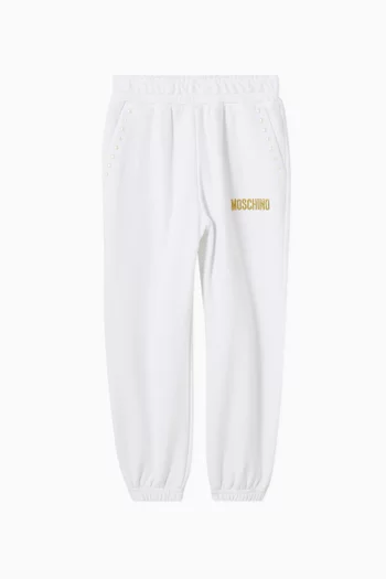 Peace & Pearls Sweatpants in Cotton