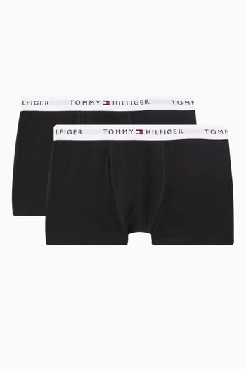 Signature Logo Waistband Boxer Briefs, Pack of 2