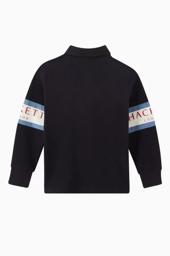 Panel Rugby Shirt in Cotton