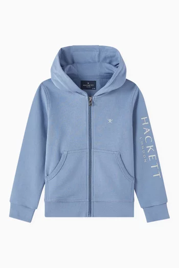 Essential Zip Hoodie in Cotton